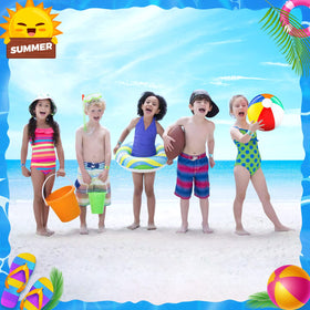 Luucio pool party favors gift sticker round seals bags with flair.