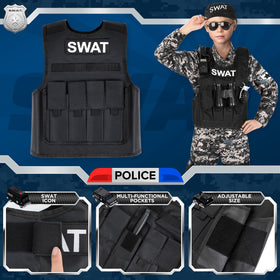 Luucio SWAT shirt for kids with durable fabric.