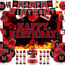 LUUFILx basketball banner visual focus enhances party photos