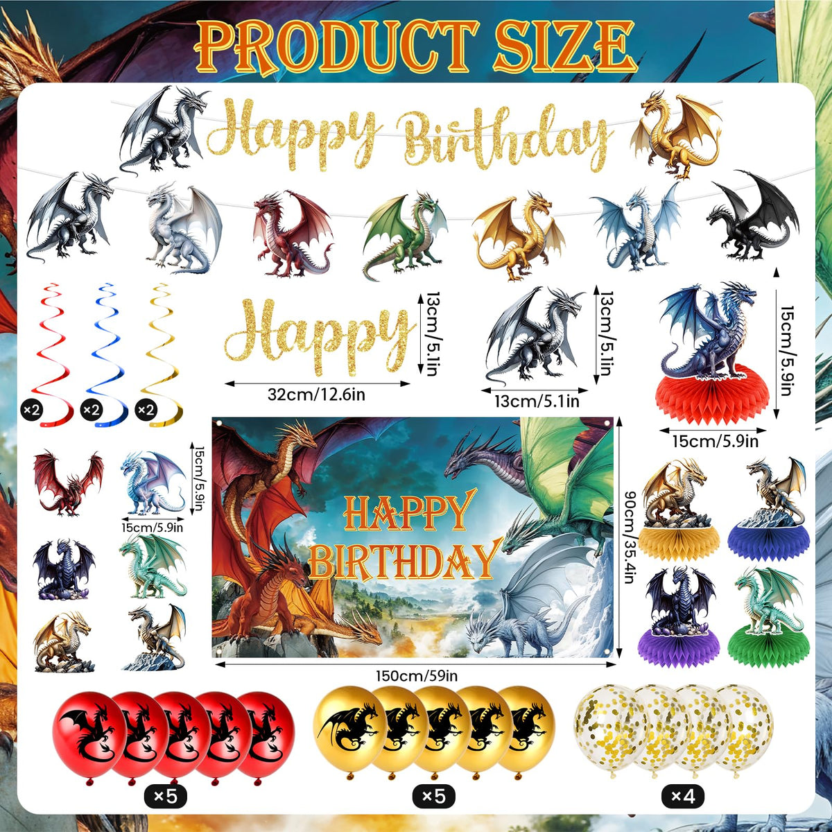 LUUFILx blue dinosaur decor ties the theme together for kids celebrations.