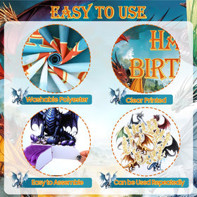 LUUFILx blue themed party supplies capture a heroic vibe for memorable moments.