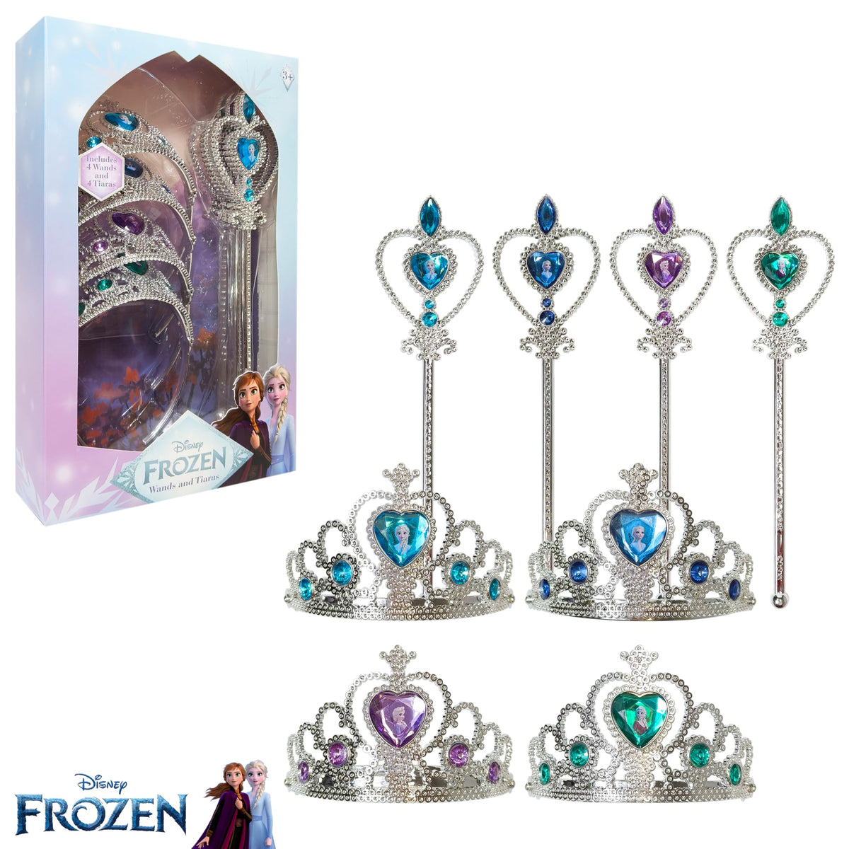 LUV HER Frozen ice-blue tiara sparkle for imaginative play sessions.