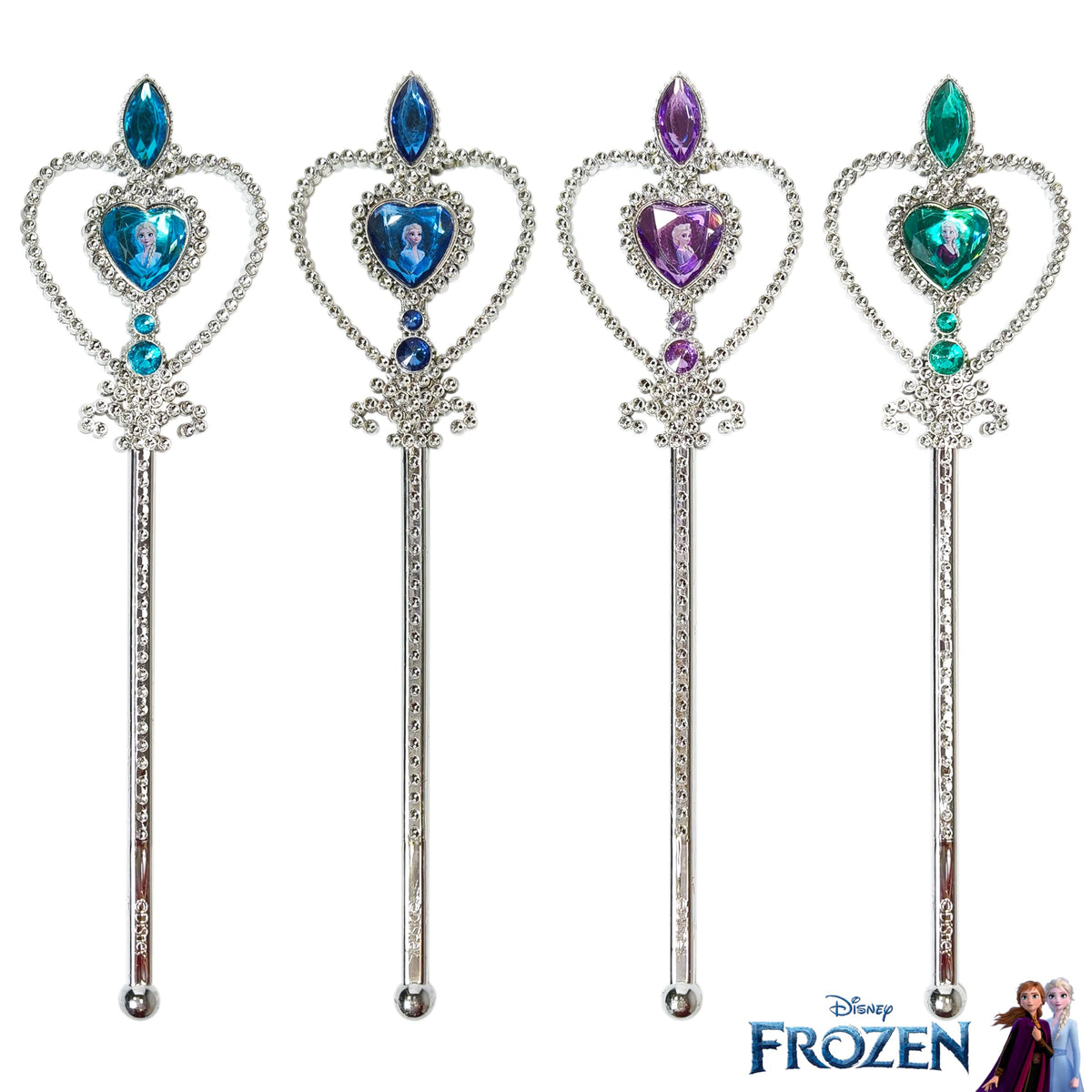 LUV HER Frozen ice-blue wand sparkle supports storytelling and role-play.