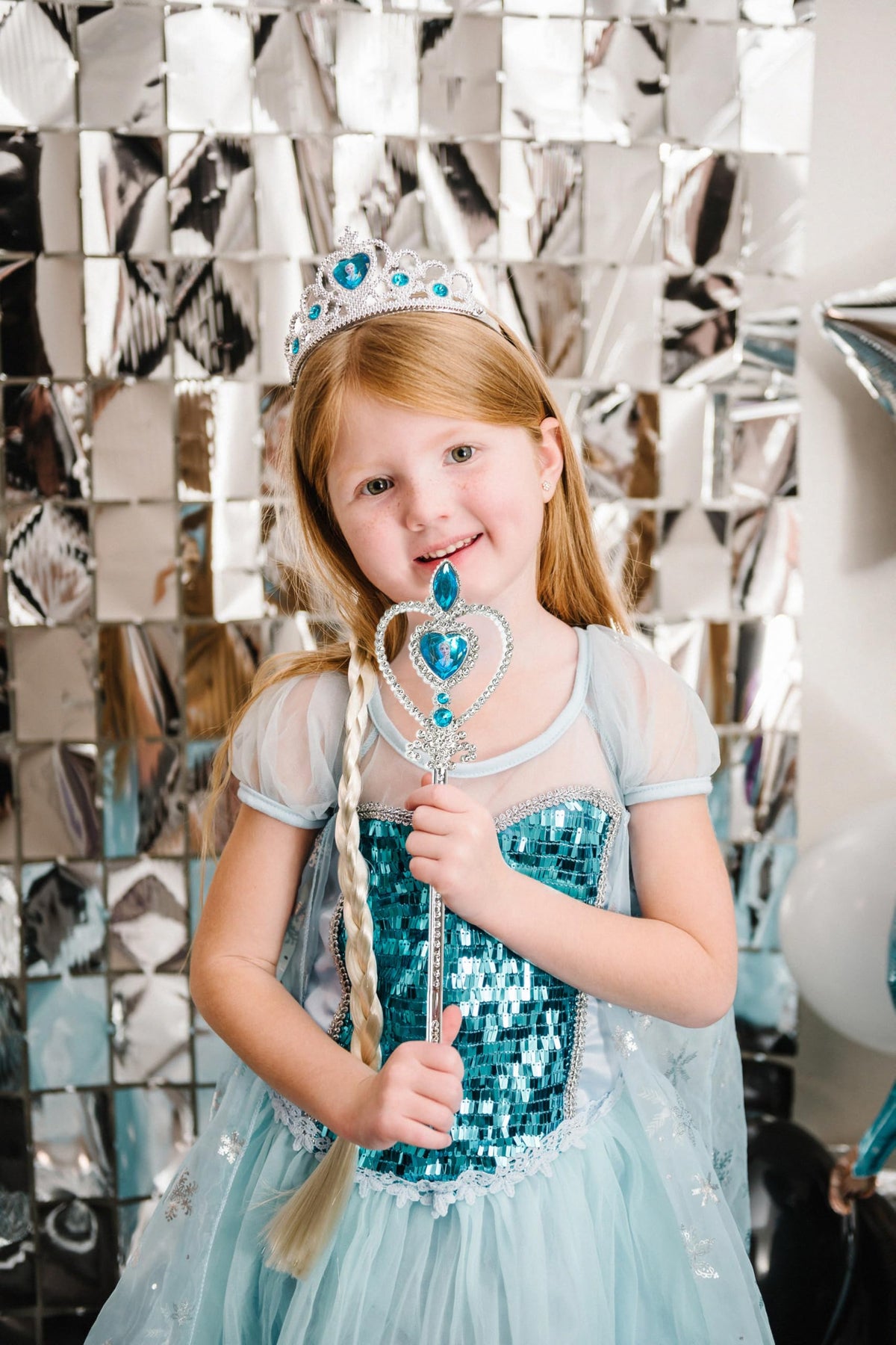 LUV HER Frozen ice-blue wand ergonomic grip for small hands.