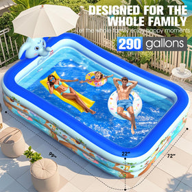 luxpool family friendly pool for both kids and adults gatherings