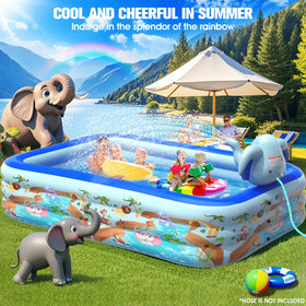 luxpool four chamber design provides stable, balanced support