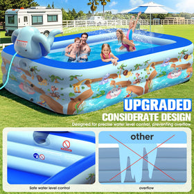 luxpool rainbow sprays feature adds magical mist when connected to a hose