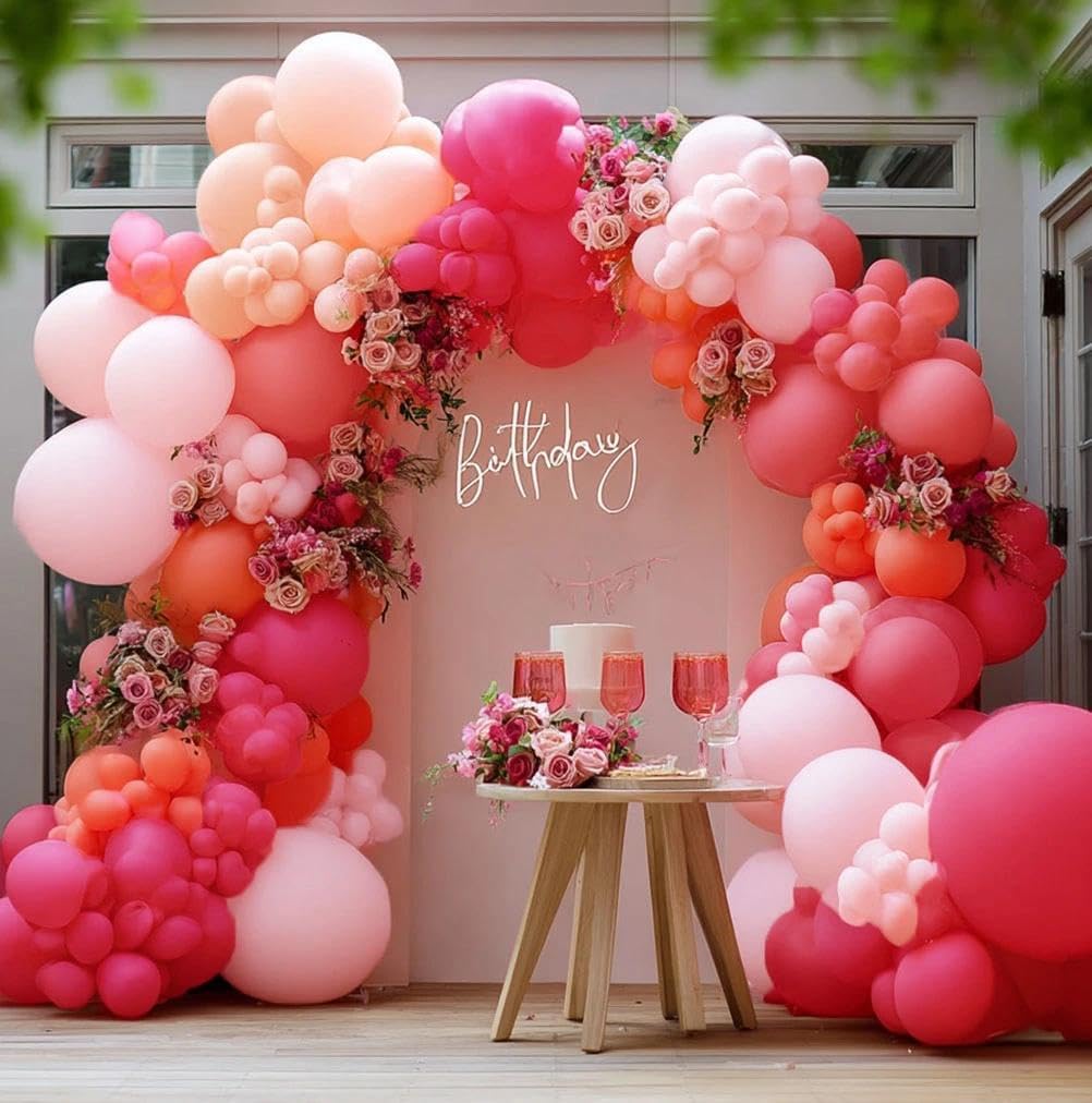 Luxurparty double stuffed arch kit creates fuller displays for events.
