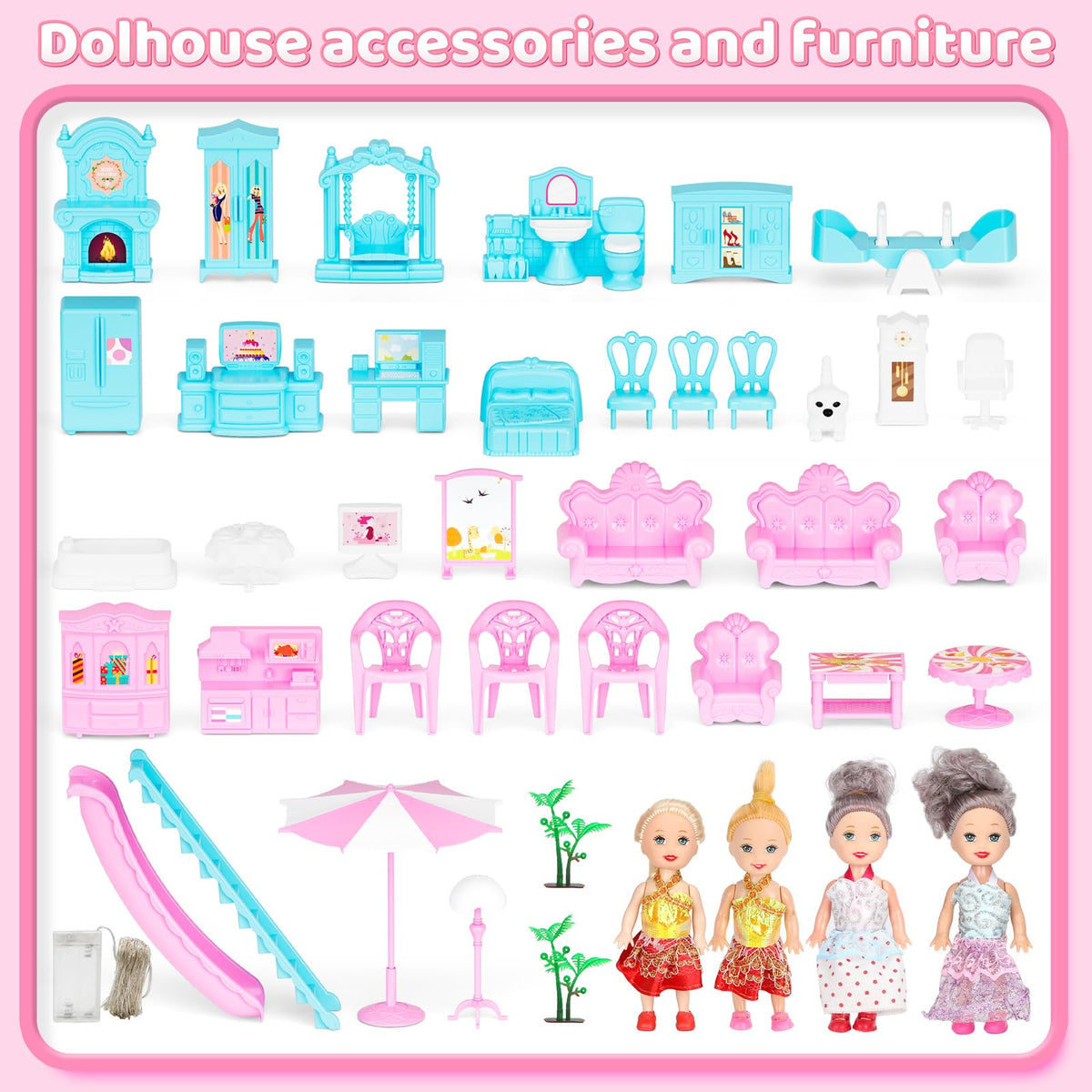 LUYE doll house makes a great gift for birthdays and holidays