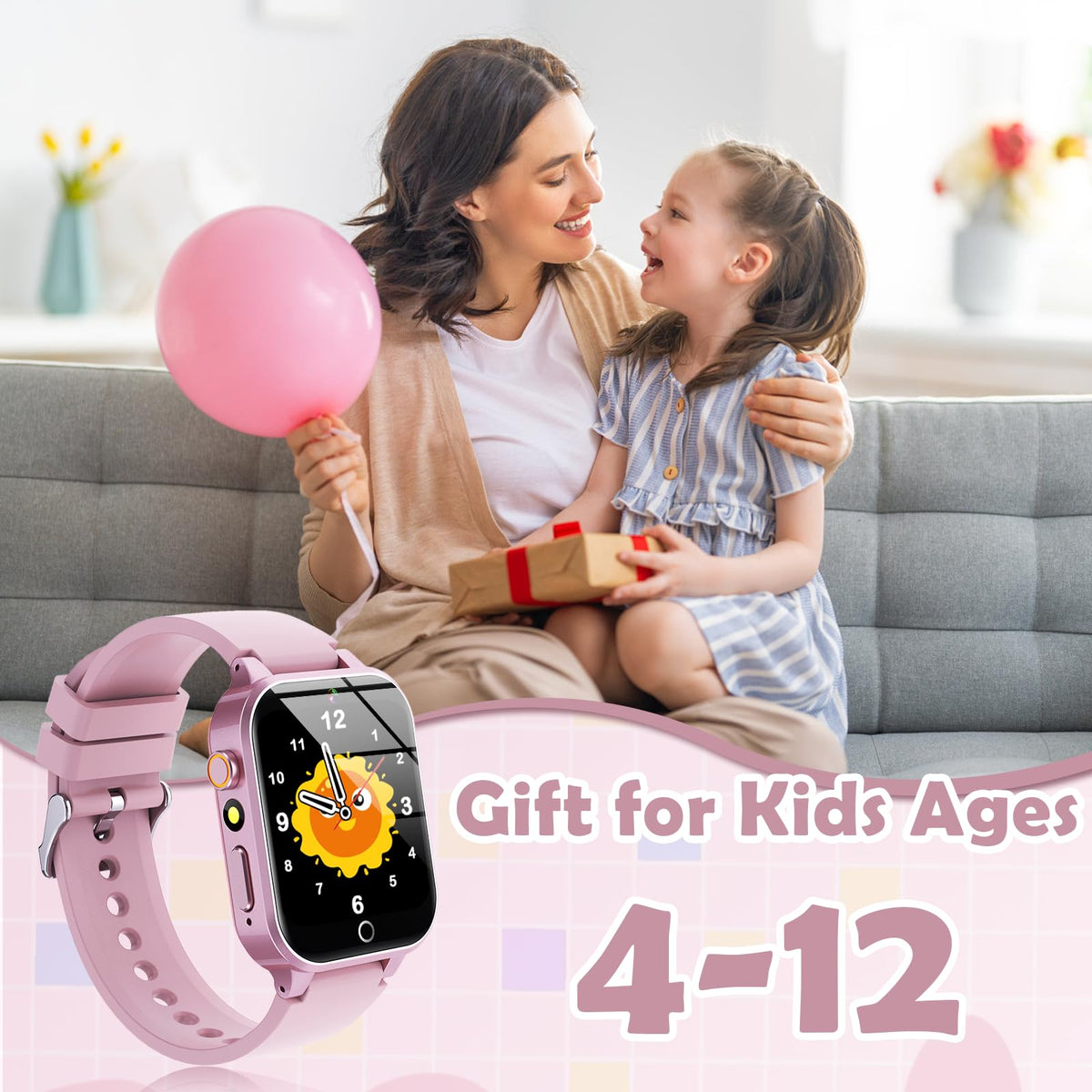 Luyiilo silicone strap offers skin-friendly comfort and durability.