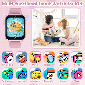 Luyiilo Kids Games Watch touch screen makes navigation easy for young users.