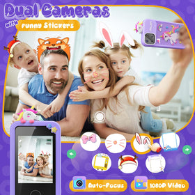 Luyiilo Kids Smart Phone Toy features 16 learning games for growth