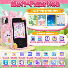 Luyiilo 2.8-inch touchscreen with vivid display for curious kids.