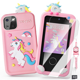 Luyiilo kids smart phone toy unicorn screen for imaginative play
