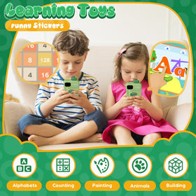 Luyiilo kids smartphone toy dual camera encourages playful photography.