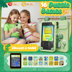 Luyiilo kids smartphone toy durable silicone shell protects active play.