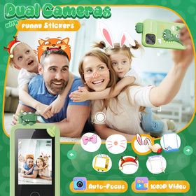 Luyiilo kids smartphone toy 2.8 inch screen for immersive learning.