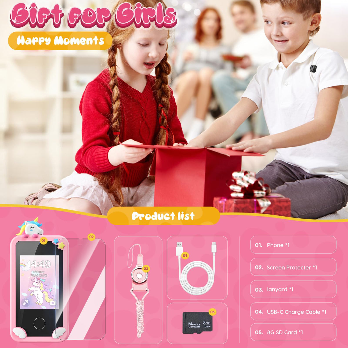 Luyiilo pocket toy phone makes a kid friendly gift for ages 3 to 9