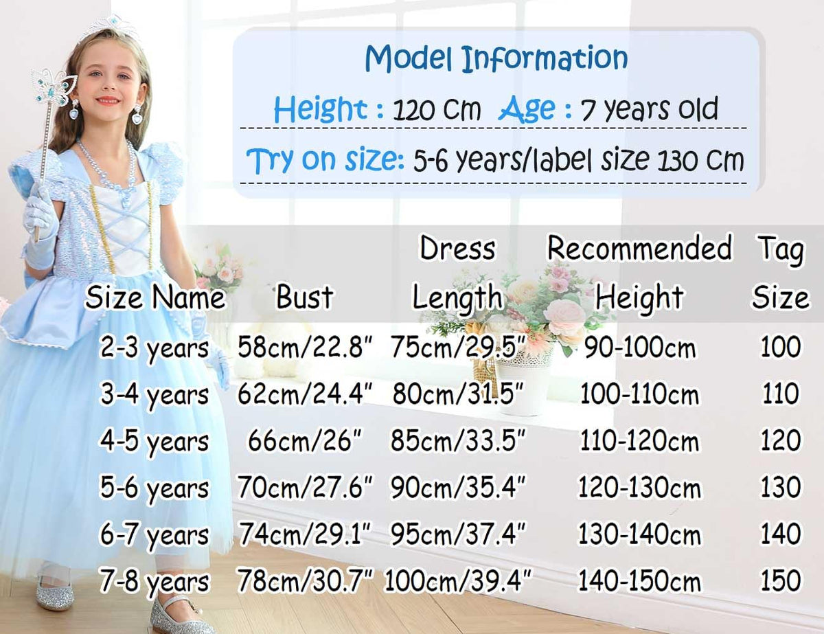 Luzlen Cinderella blue dress waist-tulle detail creates an elegant silhouette.