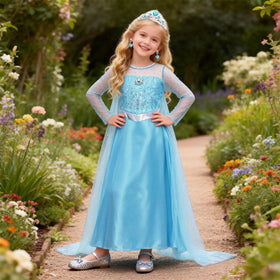 Luzlen Elsa Dress crown adds regal finishing touch for princess moments.