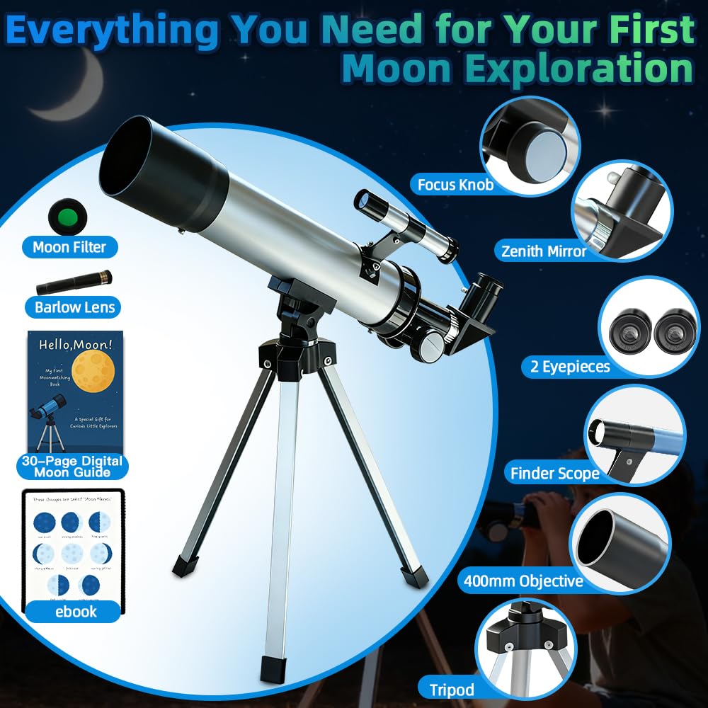 Luzsco eyepieces 6mm and 20mm provide versatile magnification options