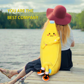 LVHUA Banana Plush Doll soft fabric and plush filling