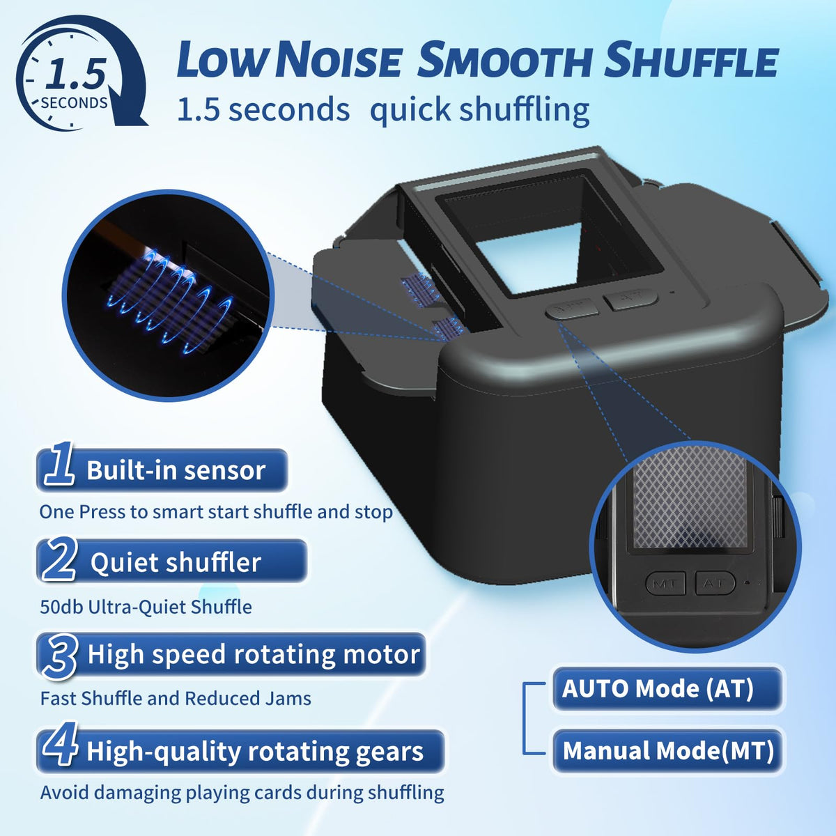 Lxjmcwio Auto and Manual shuffle modes for flexible gameplay