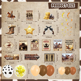 LXlucktim Western centerpieces add table drama and ambiance.