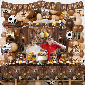 LXlucktim Western hat provides a playful decor prop.