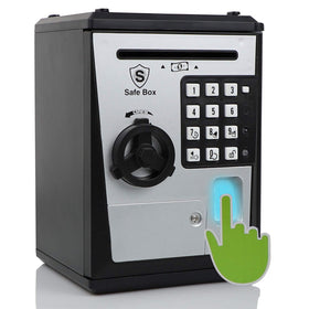 Lyght Mini ATM front view with coin slot, ideal for teaching kids savings