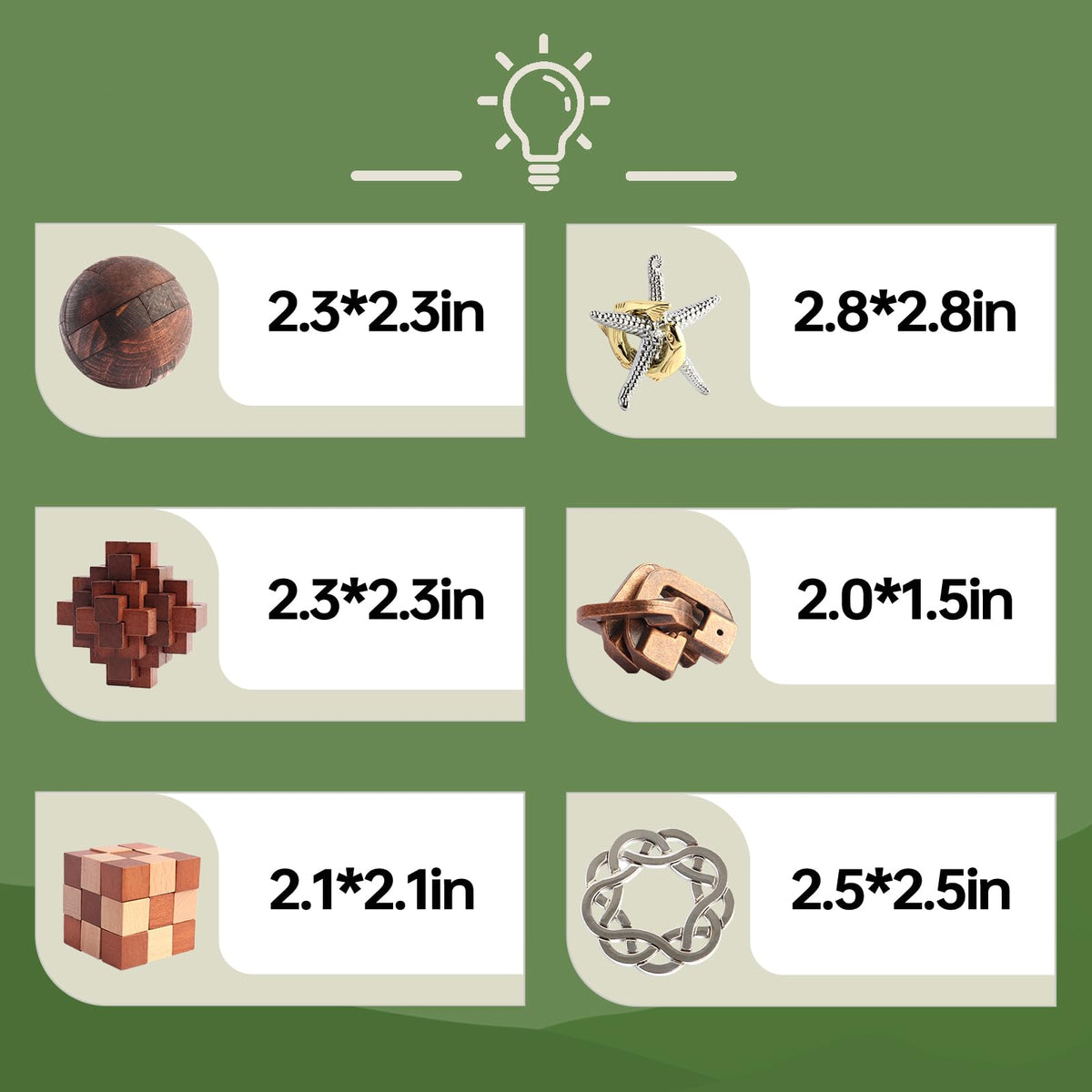 LYiUP ring puzzle in hand stimulates problem-solving for teens.
