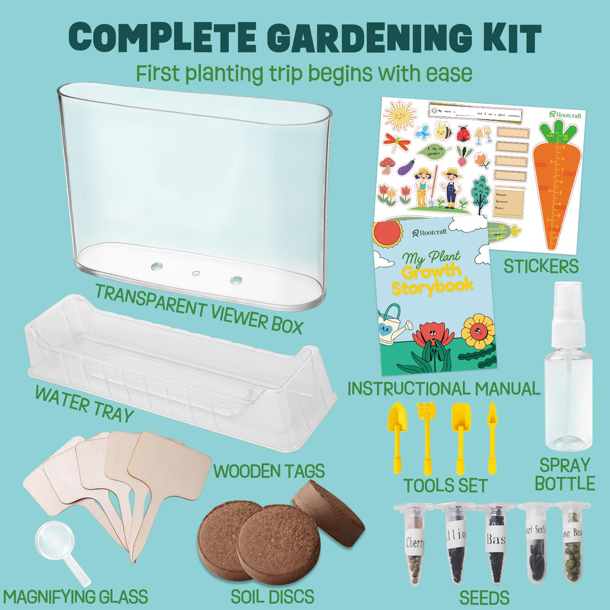 LYKOCLEAN Soil Discs enable easy setup for quick planting experiments.