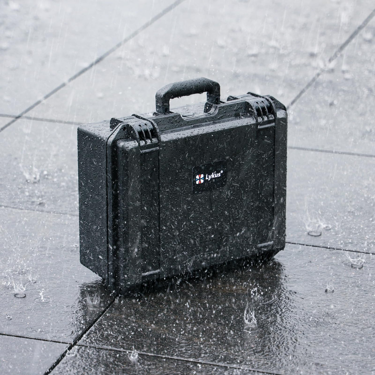 Weight of the Lykus MA310 case suitable for rugged yet portable use.