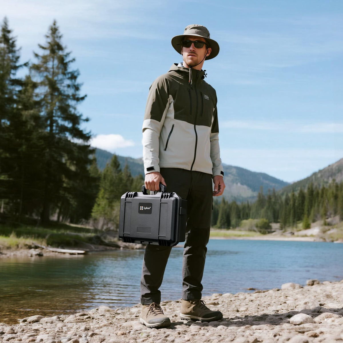 Lykus Titan N200 supports optional shoulder strap for easy carry