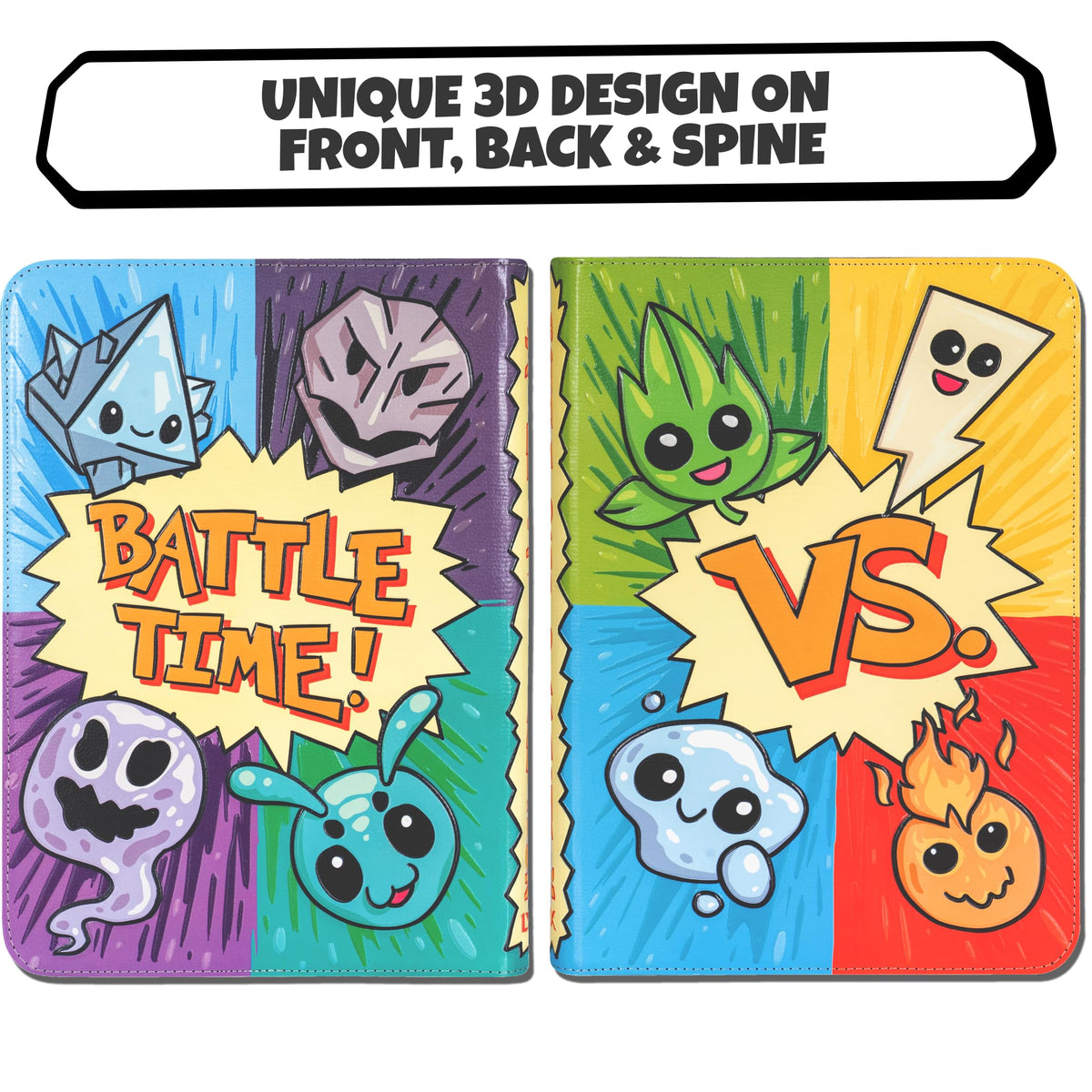 LYNX 3D Card Binder size dimensions compact design to fit on shelves and in bags.
