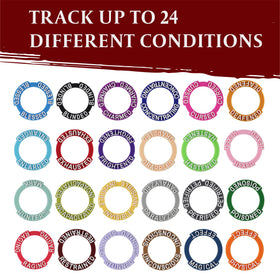 LYNX DND condition markers offer 24 color-coded rings for quick status checks.