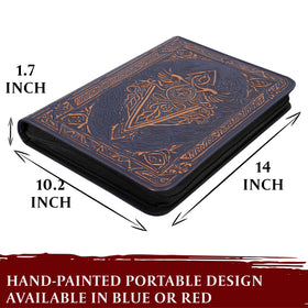 360-side loading pockets keep cards secure and easy to access.