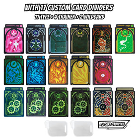 LYNX box includes 17 dividers for organized sorting by type, trainer, and wildcard categories.