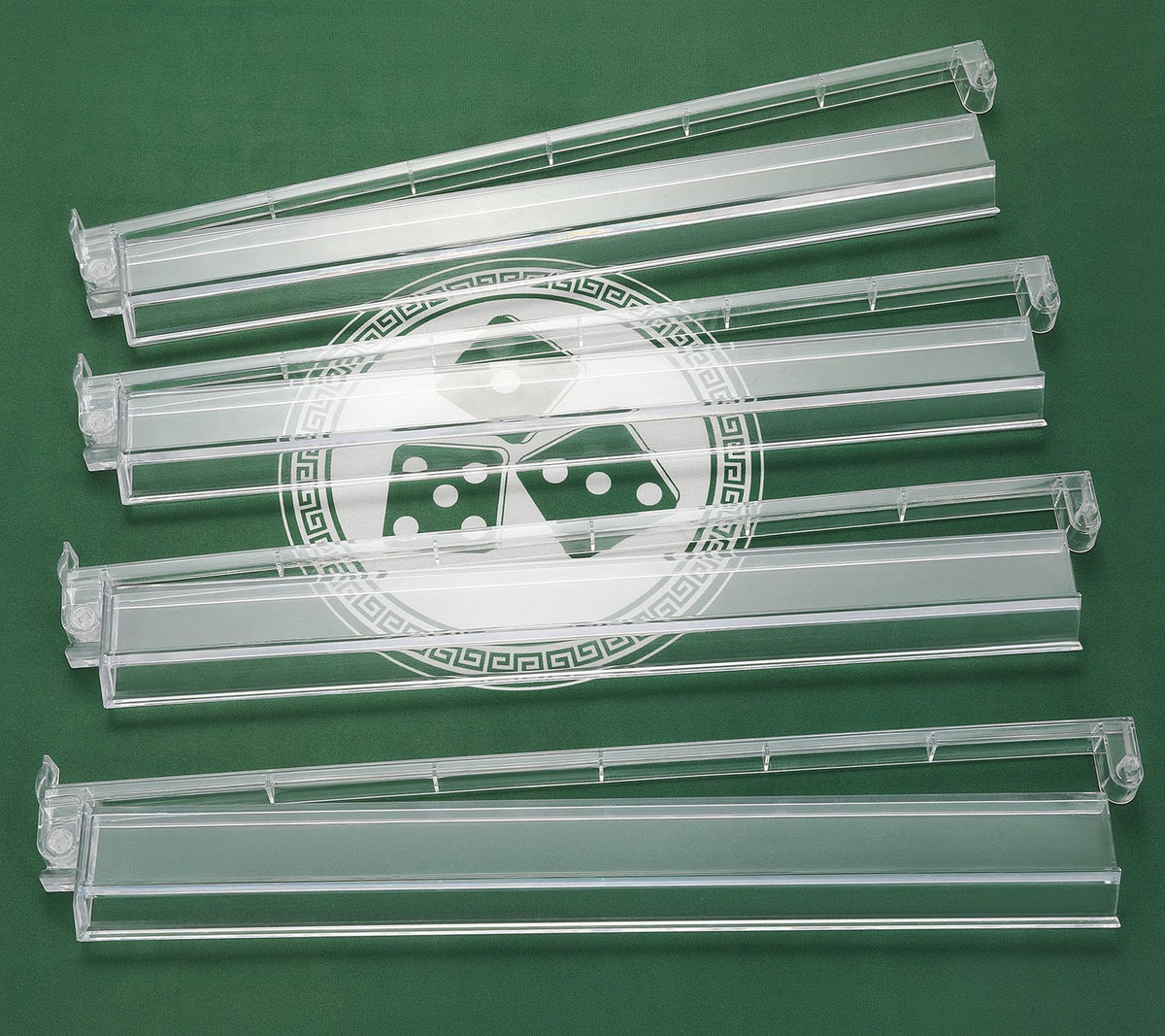 Lyonghzb clear acrylic racks keep tiles organized during fast-paced sessions.
