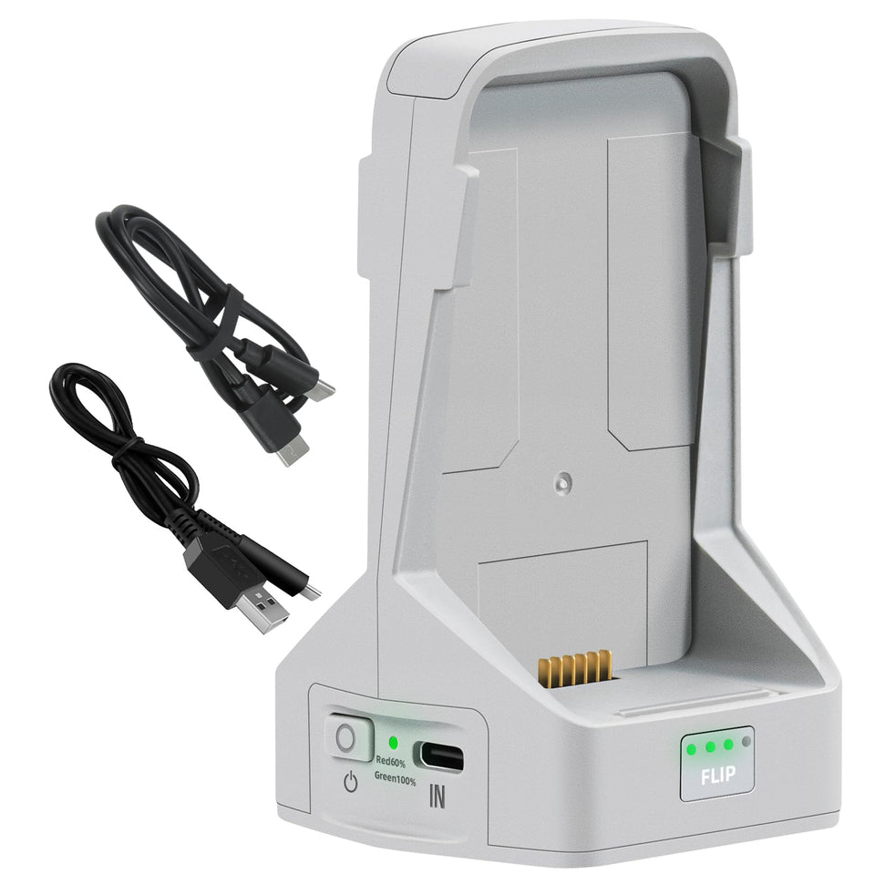 LYONGTECH 45W dual charger front view with LEDs for quick status checks