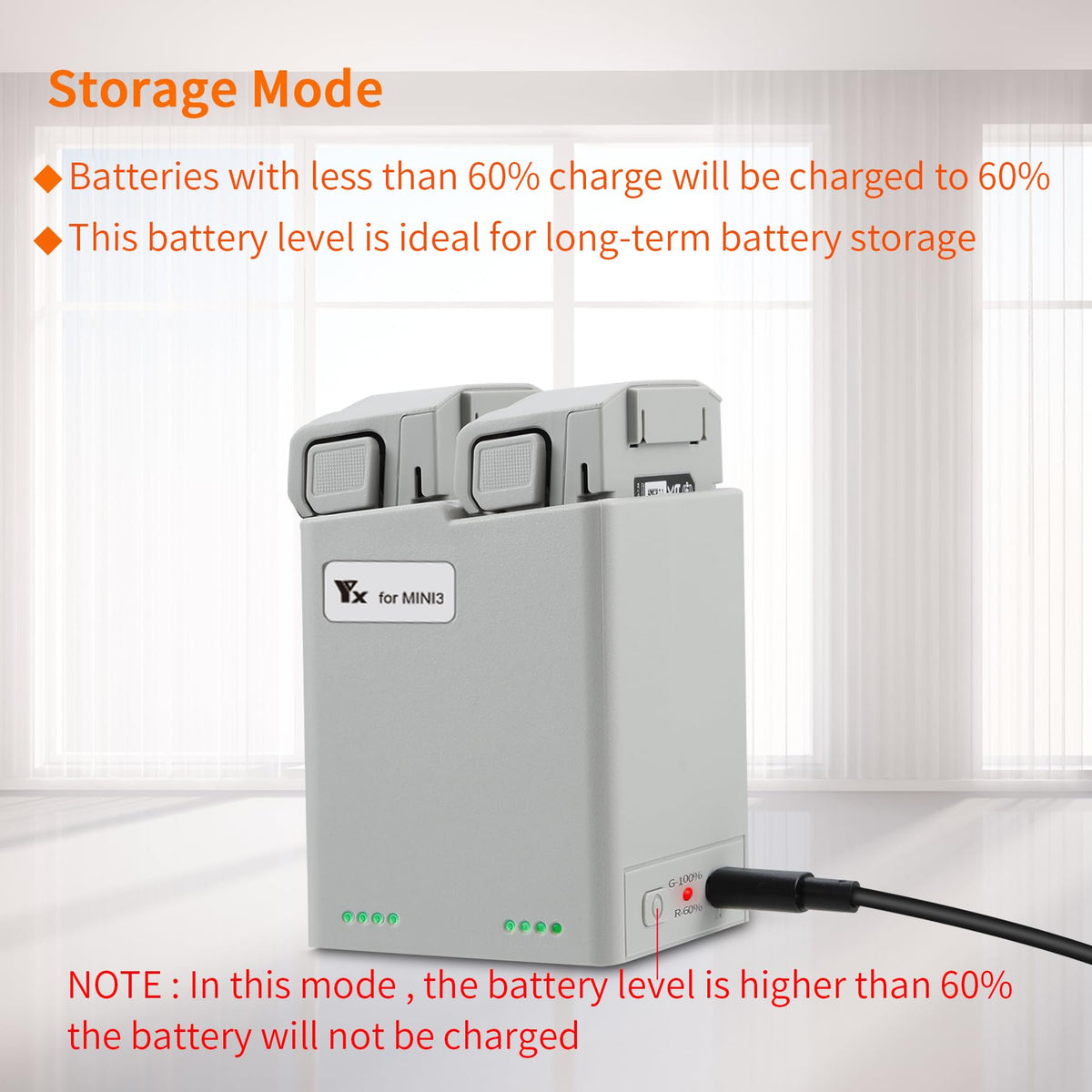 LYONGTECH check battery level lets you monitor Mini series battery status