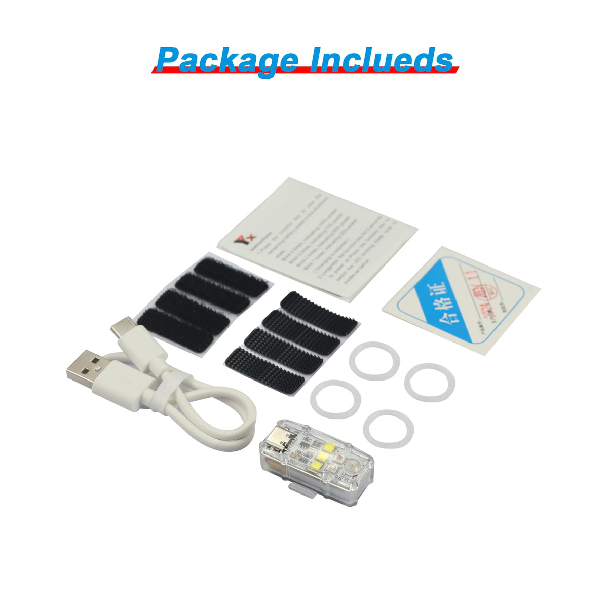 LYONGTECH Strobe Light kit includes two lights and mounting accessories.