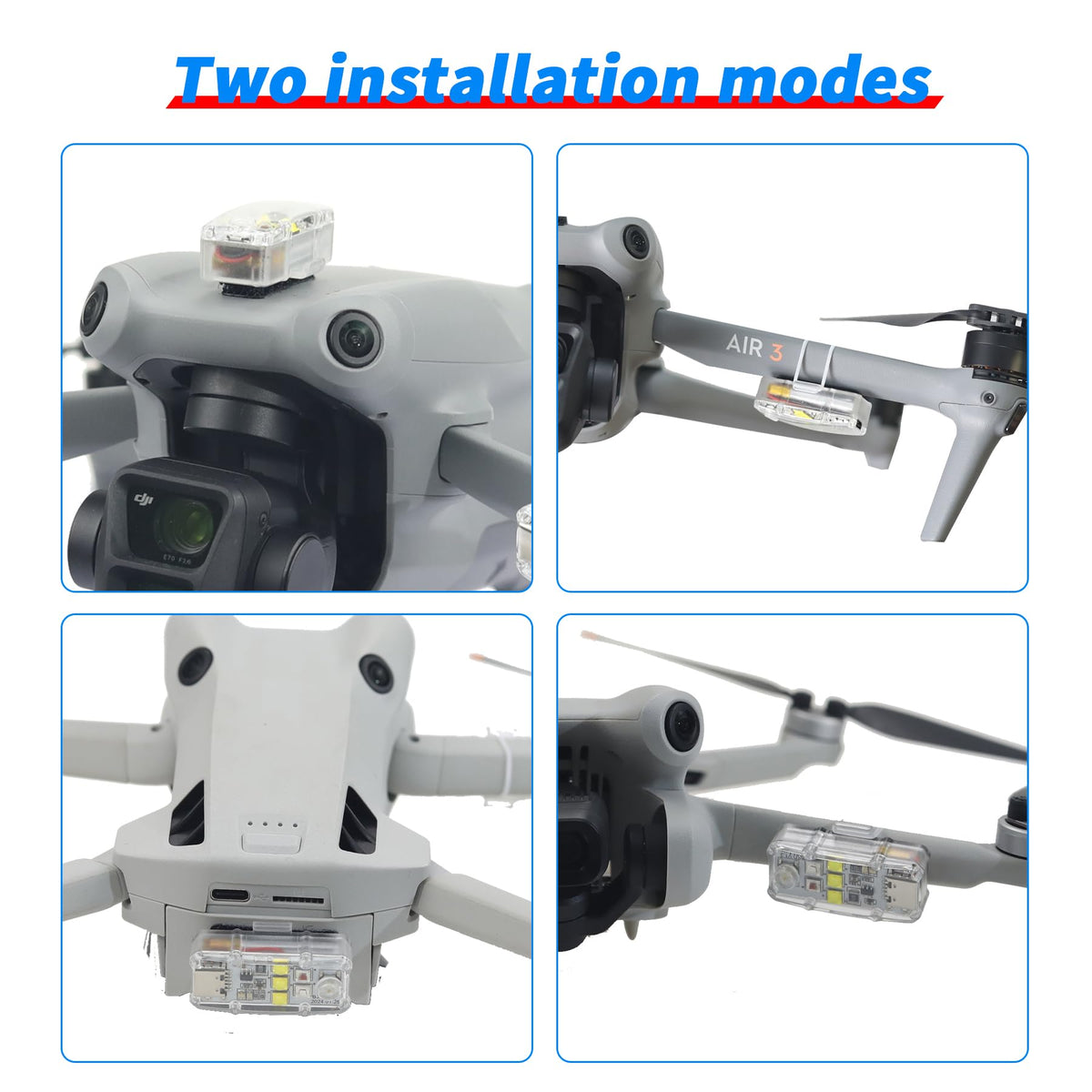 LYONGTECH Strobe Light delivers up to 3-mile visual distance for safer night flights.
