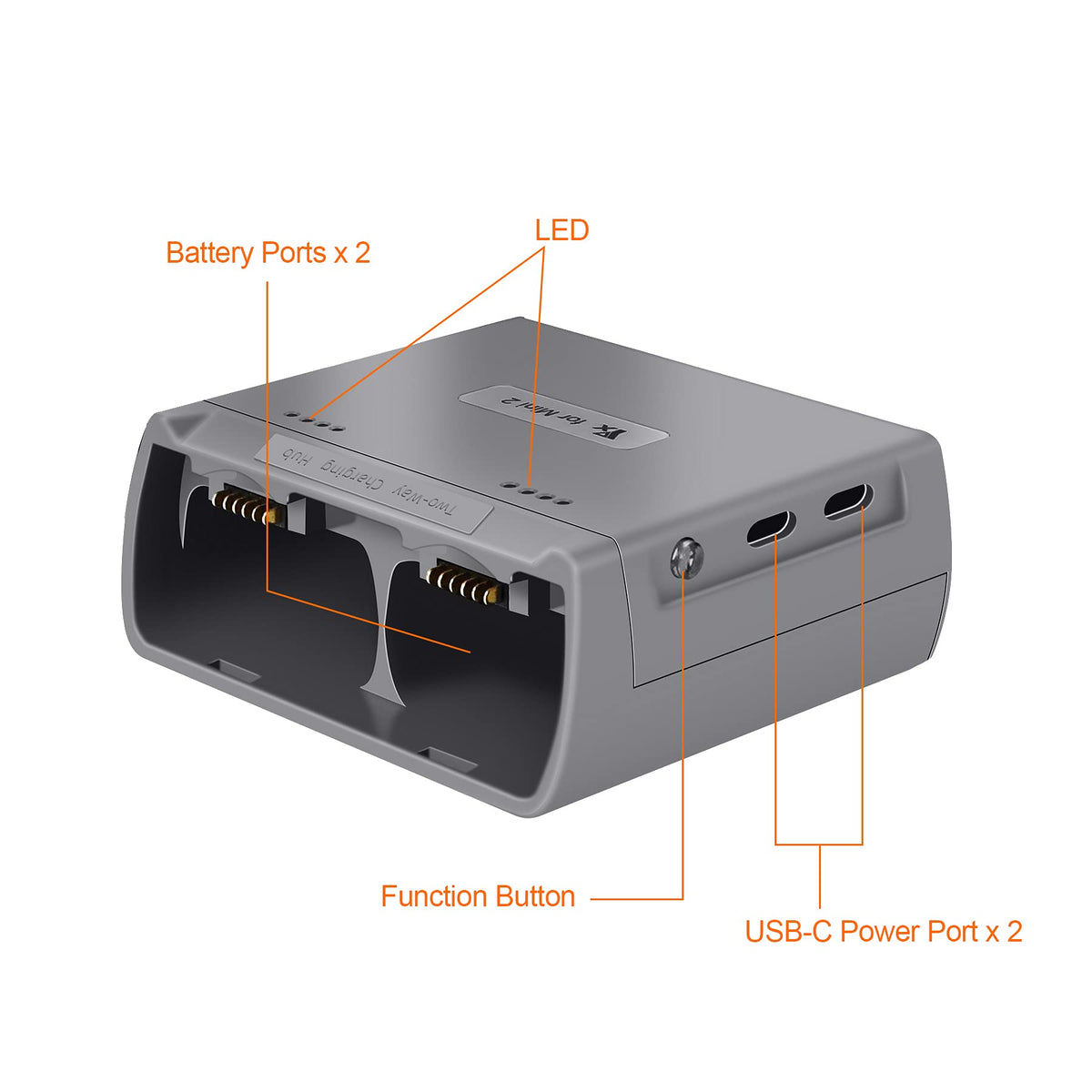 LYONGTECH USB output can charge remote controller from the drone battery