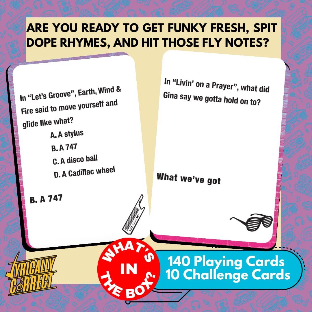 Lyrically Correct 80s Mixtape box-set—ready-to-play packaging for gifting.