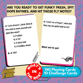Lyrically Correct 80s Mixtape box-set—ready-to-play packaging for gifting.