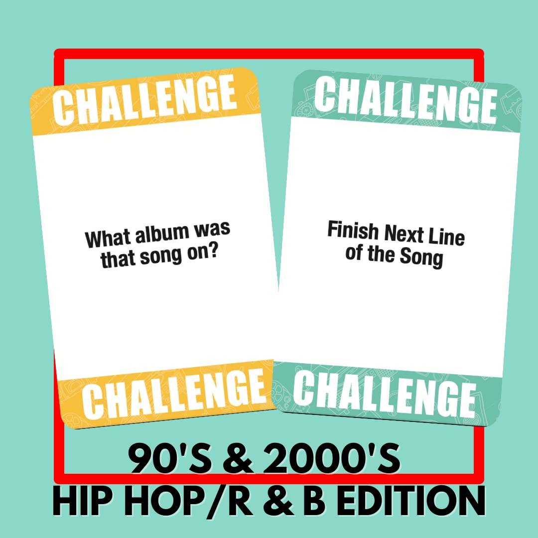 Lyrically Correct group play scene at a party with cards