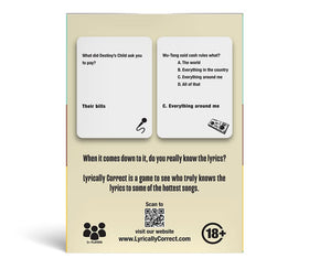 Lyrically Correct Hip Hop edition logo card for quick setup and brand presence