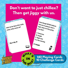 Lyrically Correct pop hits deck highlighting throwback tunes for karaoke-inspired play.