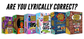 Retro-themed Lyrically Correct set with vinyl vibes for party play.